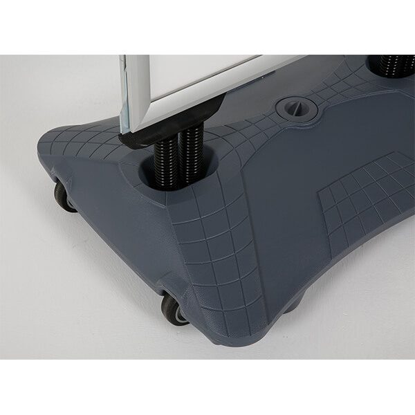 kundenstopper windpro slim a0 silber 05