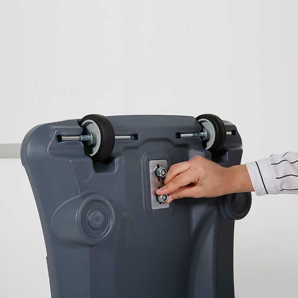 kundenstopper windpro slim a0 silber 06